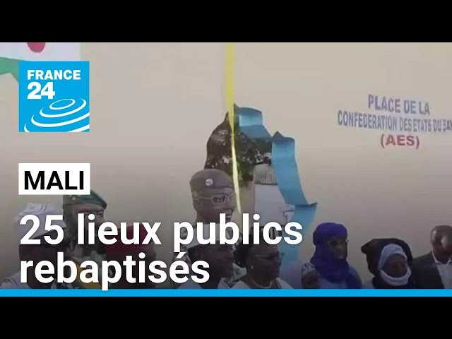 ⁣Dans la capitale du Mali, Bamako, 25 lieux publics rebaptisés • FRANCE 24