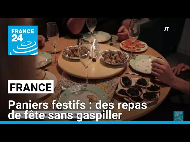 ⁣Réveillon trop copieux? Les paniers festifs luttent contre le gaspillage • FRANCE 24