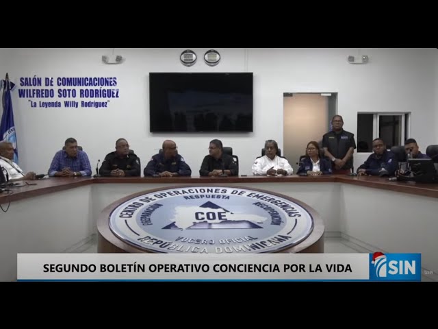 ⁣COE presenta segundo boletín del Operativo Conciencia por la Vida