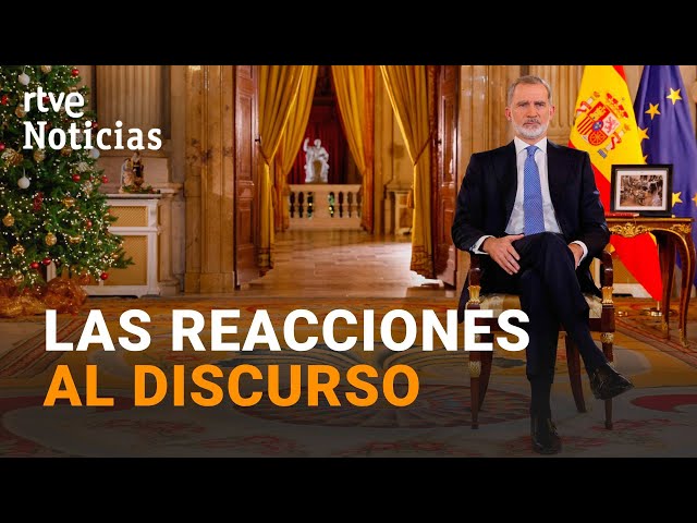 ⁣FELIPE VI: PP y PSOE APLAUDEN el DISCURSO del REY y SUMAR lo TACHA de "DERECHIZADO" | RTVE