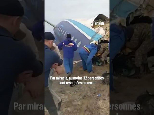 ⁣Crash d'un avion au Kazakhstan : les circonstances encore floues du drame