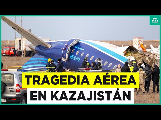 ⁣30 pasajeros sobreviven a trágico accidente aéreo en Kazajistán