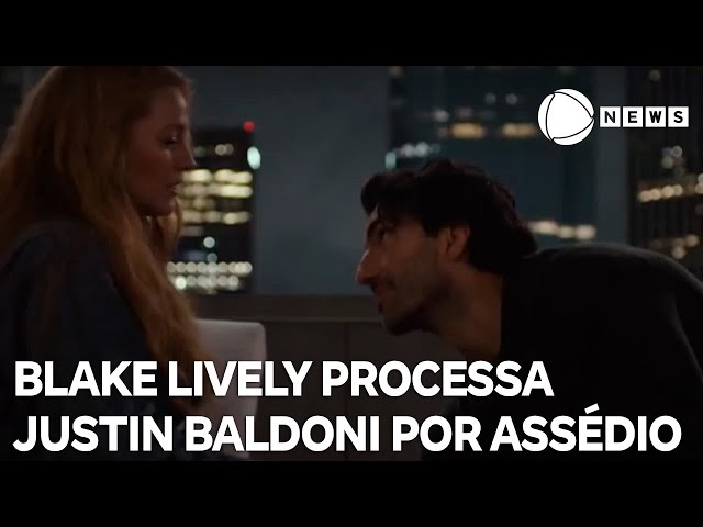 ⁣Blake Lively processa Justin Baldoni por assédio sexual durante gravações de 'É assim que acaba