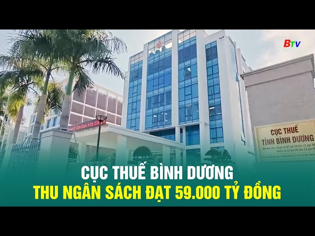 ⁣Cục Thuế Bình Dương thu ngân sách đạt 59.000 tỷ đồng