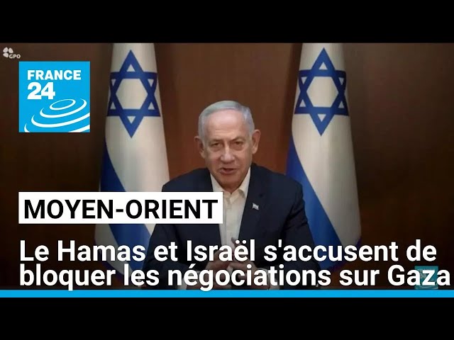 ⁣Le Hamas et Israël s'accusent mutuellement de repousser un accord de cessez-le-feu • FRANCE 24