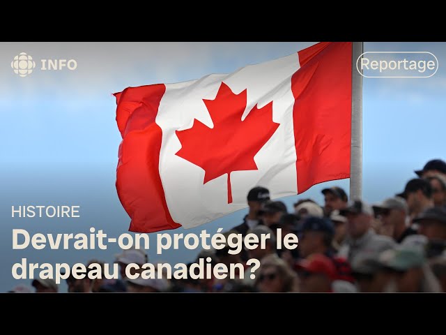 ⁣Protéger le drapeau canadien, la mission d’un vétéran