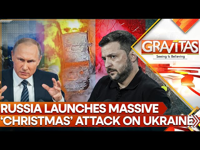 ⁣Russia-Ukraine War: 170 Russian Missiles & Drones Pound Ukraine Power Grid On Christmas | GRAVIT