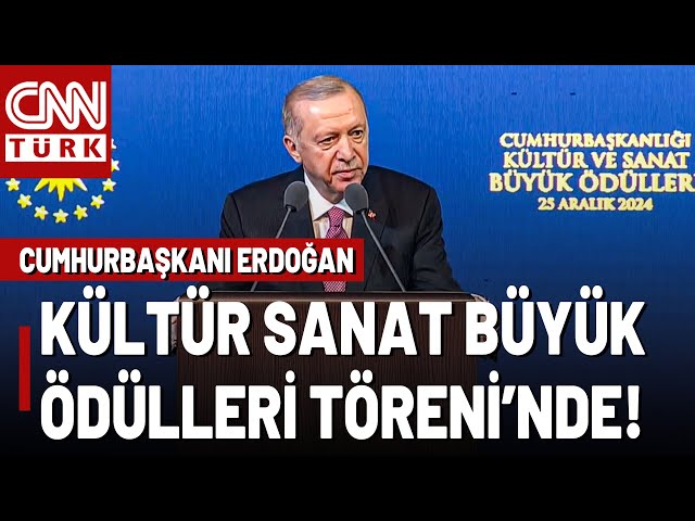 ⁣Erdoğan: "Bilim ve Kültür Dünyamızı Eserleri İle Aydınlatan Sanatkarlara Şükranlarımı Sunuyorum