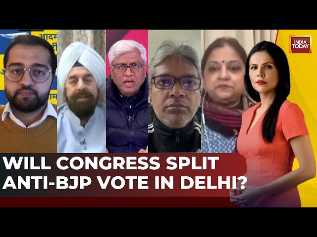 ⁣Delhi Elections 2025 Debate: Will Congress Split Anti-BJP Vote? | AAP Faces Double Anti-Incumbency