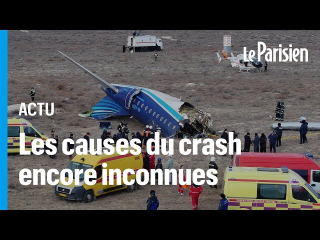 ⁣« Toutes les pistes sont étudiées » : ce que l’on sait du crash d’un avion au Kazakhstan