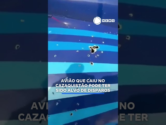 ⁣Avião que caiu no Cazaquistão pode ter sido alvo de disparos.  #RecordNews