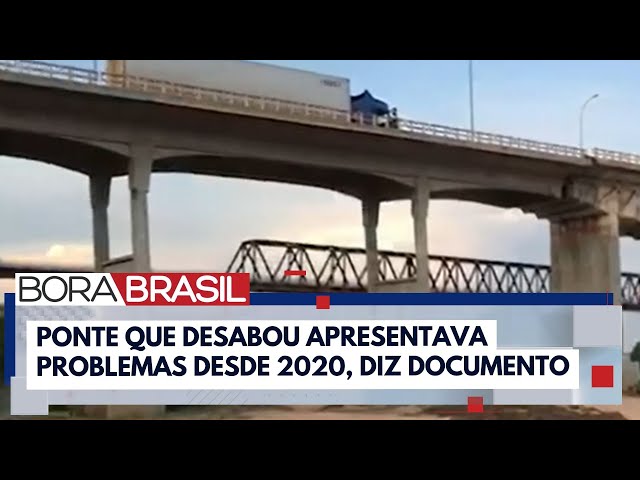 ⁣Ponte que desabou na divisa entre Tocantins e Maranhão tinha problemas desde 2020 | Bora Brasil