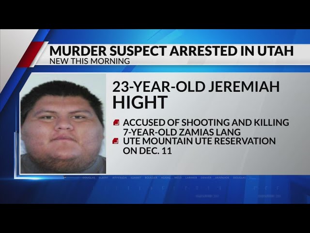 ⁣Murder suspect arrested in deadly shooting of minor on Colorado reservation