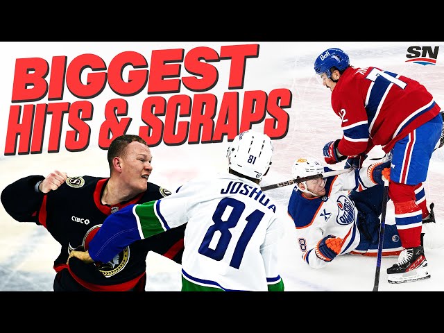 ⁣BIGGEST Hits and Scraps of the NHL Season...So Far