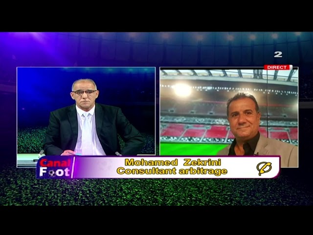 ⁣Mohamed zekrini l'expert Arbitrage parle du Match CSC vs NCM sur canal foot