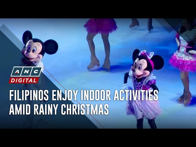 ⁣Filipinos enjoy indoor activities amid rainy Christmas