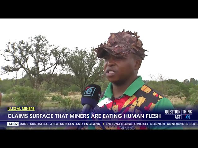 ⁣Claims surface that underground illegal miners are eating human flesh