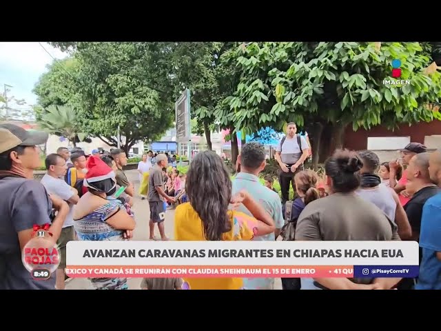 ⁣En Chiapas avanza la Caravana de la Peregrinación integrada por más de mil migrantes | DPC