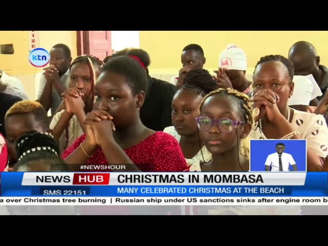 ⁣Christmas in Mombasa: Streets remain empty as many opt to celebrate Christmas at the beach