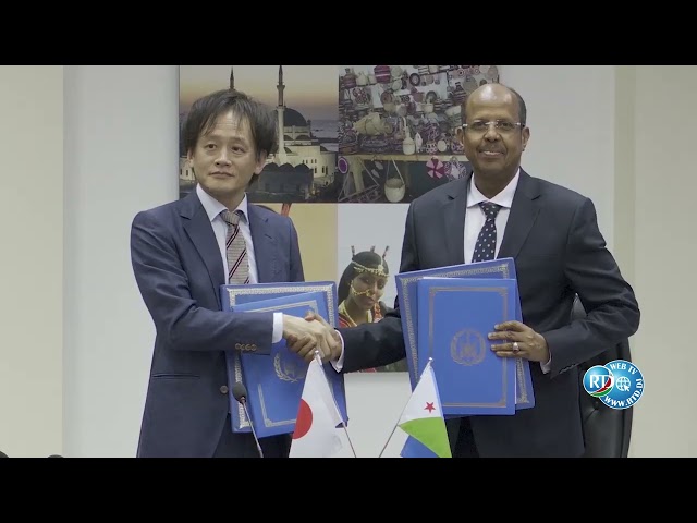 ⁣Djibouti/ Japon : Cérémonie de signature de l'échange de notes concernant le projet OSA.