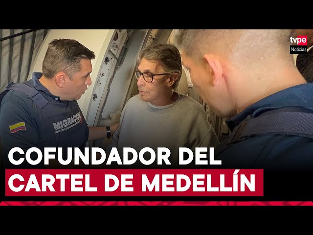 ⁣Estados Unidos deporta a Colombia a un cofundador del Cartel de Medellín de Pablo Escobar