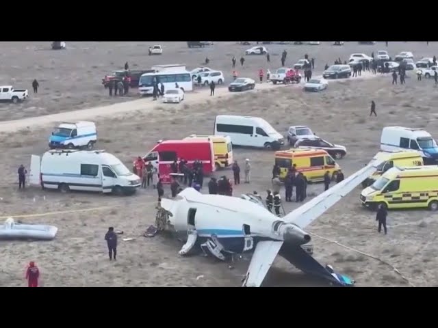 ⁣Passenger flights crashes in Kazakhstan