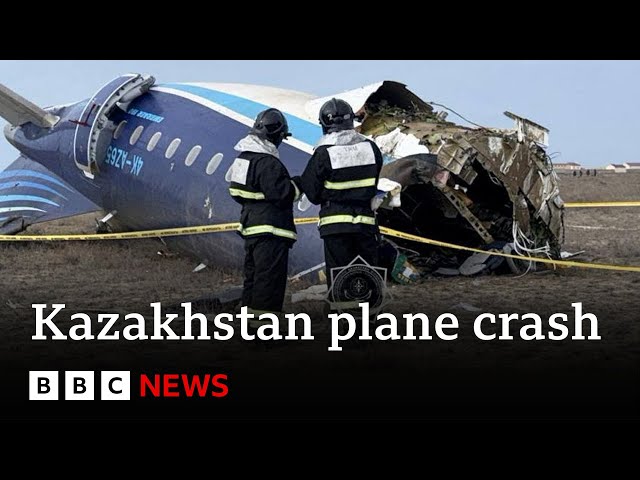 ⁣Investigation launched into Kazakhstan plane crash | BBC News