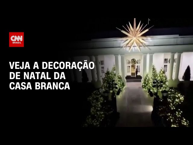 ⁣Veja a decoração de Natal da Casa Branca | CNN BRASIL