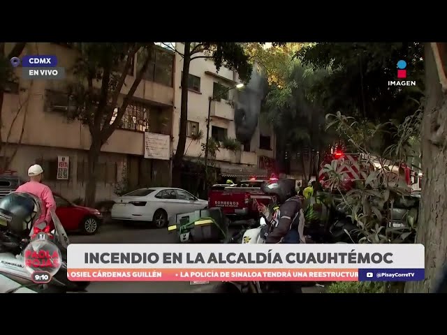 ⁣Se registra incendio en un departamento de la alcaldía Cuauhtémoc | DPC con Paola Rojas