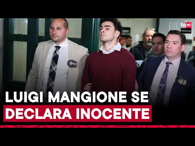 ⁣Luigi Mangioni se declara no culpable de asesinato como acto "terrorista"