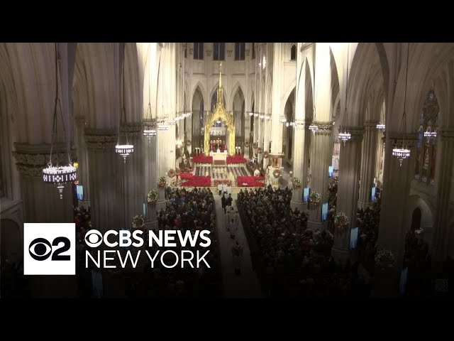 ⁣Christmas celebrated at St. Patrick's Cathedral