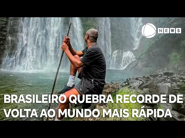 ⁣Brasileiro bate recorde e se torna o mais rápido a visitar todos os países do mundo