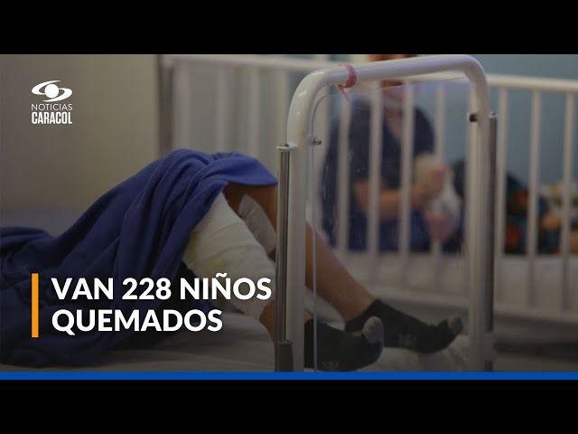 ⁣Sube cifra de niños lesionados con pólvora en Colombia: preocupante panorama