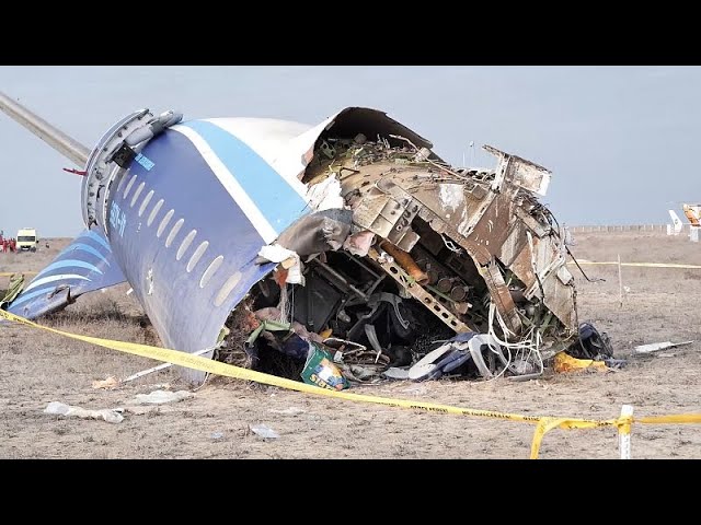 ⁣Kazakhstan regional governor visits site of Azerbaijan Airlines plane crash