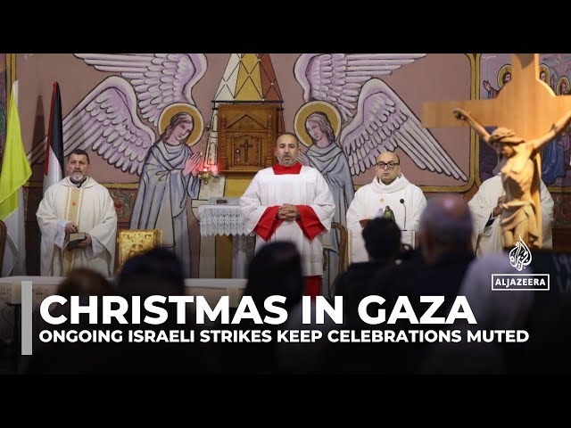 ⁣Christians in Gaza mark Christmas amid ongoing Israeli war and hope for peace