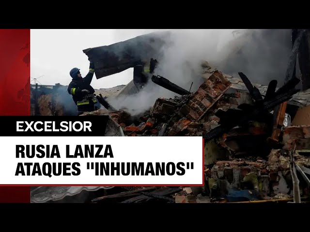 ⁣Rusia lanza ataques "inhumanos" durante la Navidad, acusa Ucrania