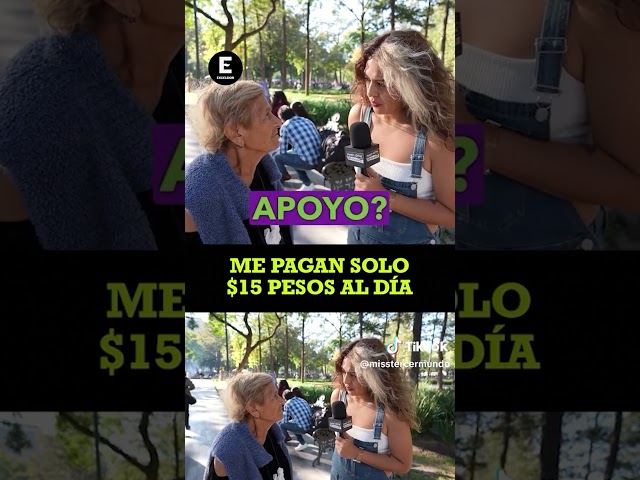 ⁣Abuelita sorprende al contar que solo gana 15 pesos al día: una historia de lucha y supervivencia