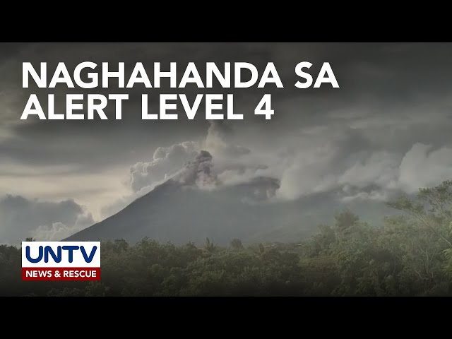 ⁣OCD, naghahanda sakaling itaas ang Alert Level 4 sa Bulkang Kanlaon