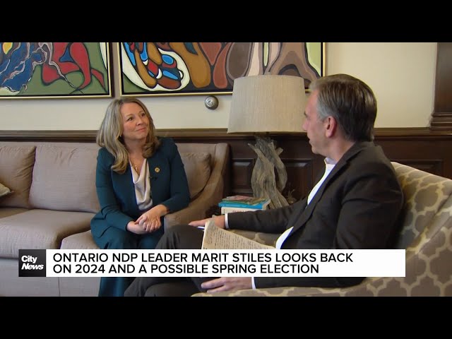 ⁣Ontario NDP leader Marit Stiles prepares for early provincial election