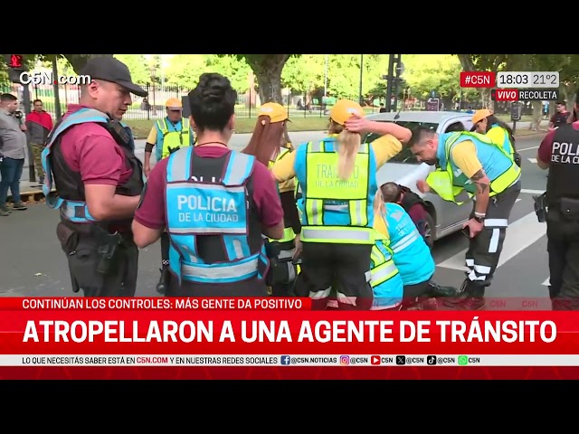 ⁣ATROPELLARON a una AGENTE de TRÁNSITO