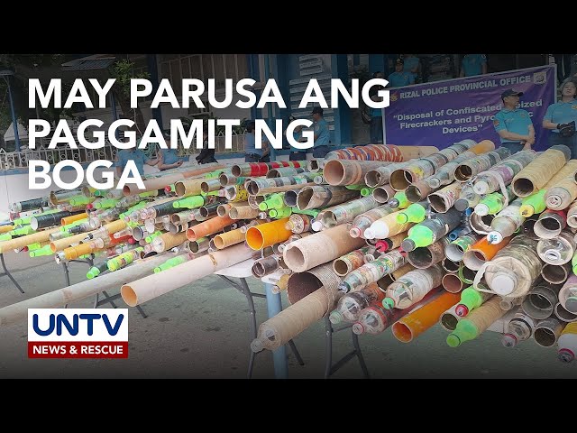 ⁣PNP, nagbabala sa paggamit at pagbebenta ng ipinagbabawal na boga