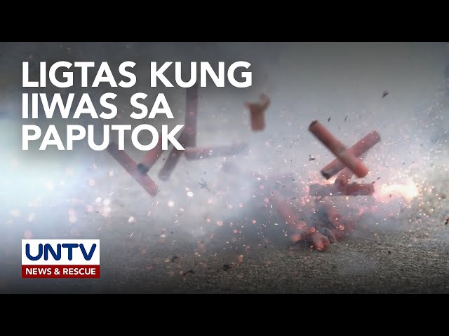 ⁣BFP, nagpaalala na iwasan ang paputok upang manatiling ligtas sa pagpapalit ng taon