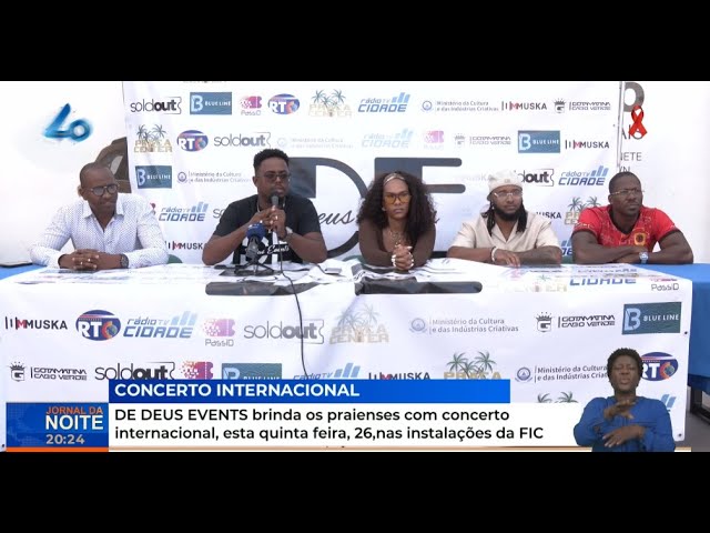 ⁣DE DEUS EVENTS brinda praienses com concerto internacional, esta quinta-feira 26, na instalações FIC