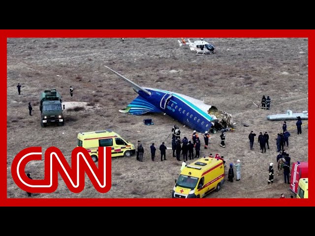 ⁣Plane crashes in Kazakhstan with dozens dead and others surviving