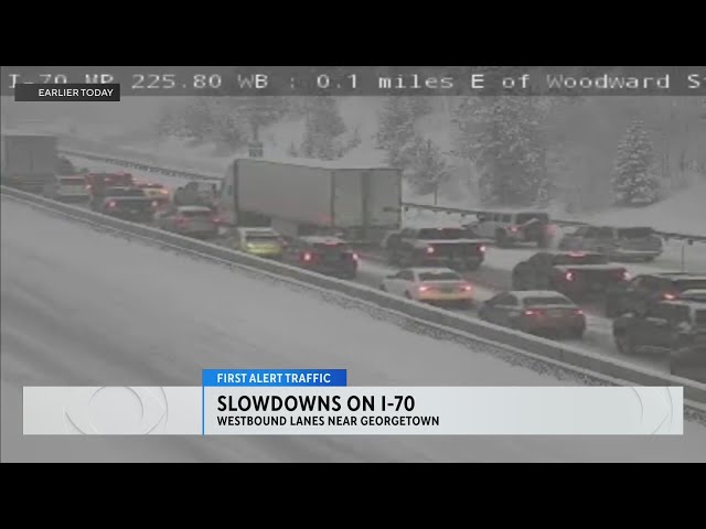 ⁣Colorado Department of Transportation temporarily closes I-70 Christmas Day