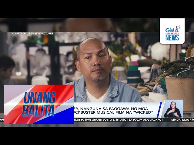 ⁣Filipino hat maker, nanguna sa paggawa ng mga sombrero sa blockbuster musical... | Unang Balita