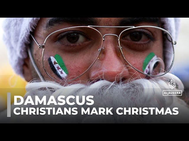 ⁣Christmas in Damascus: Christians mark first Christmas since Assad fall