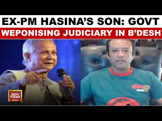 ⁣EX-B'desh PM Hasina's Son's Big Allegation: He Accuses Interim Government Of Weaponis