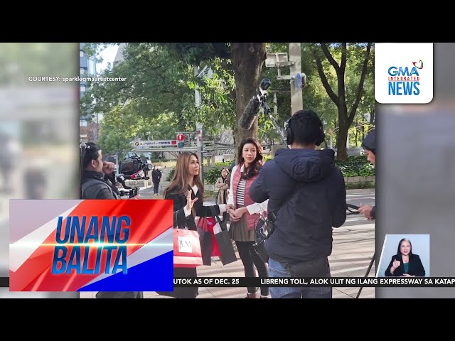 ⁣Cast ng "Binibining Marikit," nag-taping sa Japan | Unang Balita