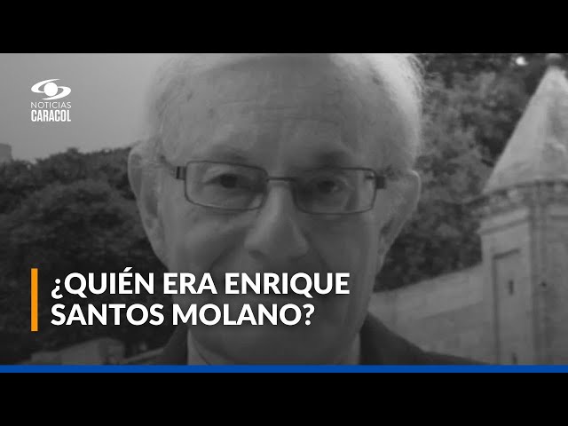 ⁣Murió el investigador y periodista Enrique Santos Molano a sus 82 años, en Bogotá